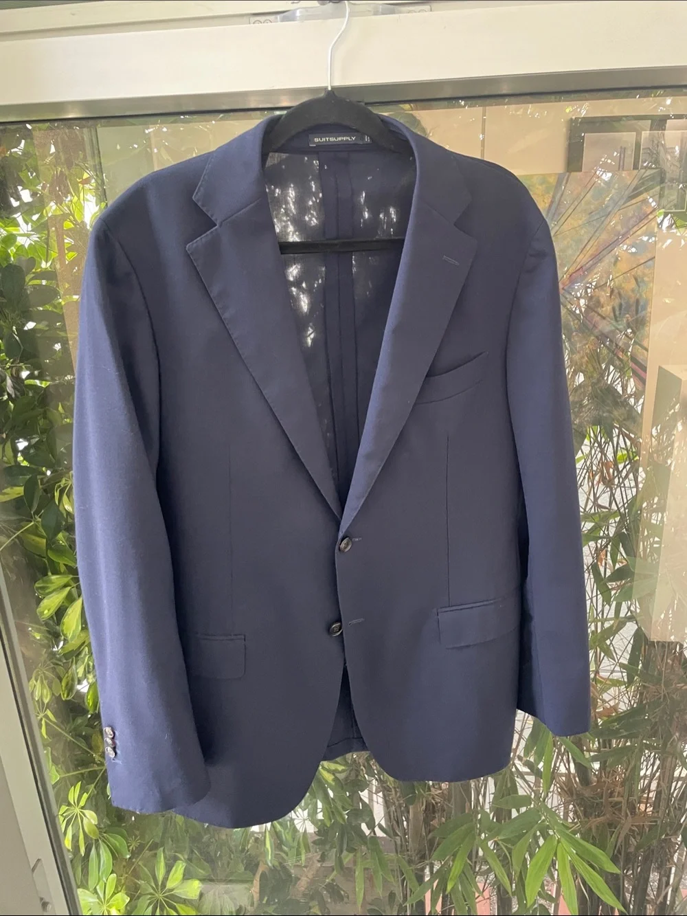 Suitsupply Navy Blue Two-Button Blazer